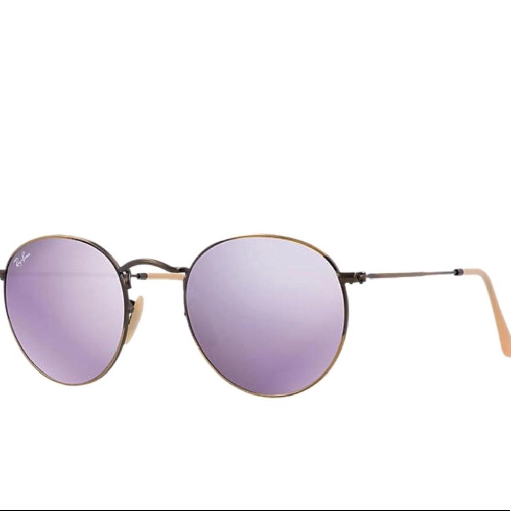 Ray Ban Lavender Round Sunglasses